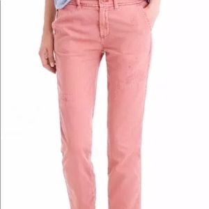 J.Crew Distressed Boyfriend Chino Pant